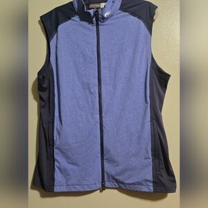 NWOT- KJUS Byron Full Zip Vest 54/XL- Mykonos/Atlanta Blue